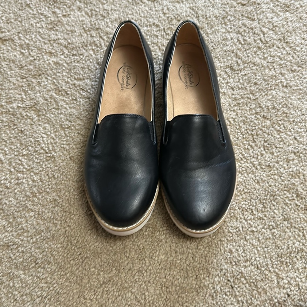 Black lifestyle loafers size 9